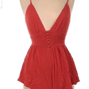 Forever 21 orange romper